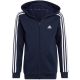 Bluza adidas Essentials 3-Stripes Fleece Full-Zip Hoodie Jr IC0600