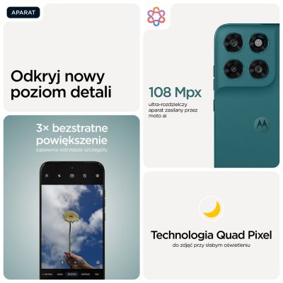 6. Motorola moto g77 17,3 cm (6.8") Hybrid Dual SIM Android 16.0 5G USB Type-C 8 GB 256 GB 5200 mAh Zielony