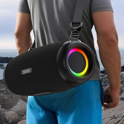 6. Głośnik bezprzewodowy Dudao Y21Pro podświetlany RGB Bluetooth 5.3 - czarny