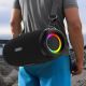 6. Głośnik bezprzewodowy Dudao Y21Pro podświetlany RGB Bluetooth 5.3 - czarny