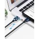 6. Kabel Ugreen US287 60117 USB-A / USB-C 3A 1.5m - czarny