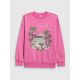 7. Bluza dresowa loose bez kaptura dziewczęca 4F 4FJRSS26TSWSF2970-54S