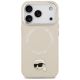 3. Etui Karl Lagerfeld Karl Pin MagSafe do iPhone 17 Pro - beżowe