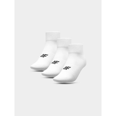 Skarpetki casual za kostkę (3-pack) męskie 4F 4FWMM00USOCM379-10S