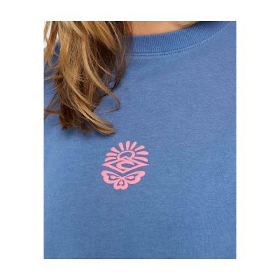 5. Bluza RIP CURL ICONS OF SURF RELAXED CREW niebieska