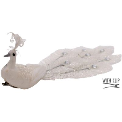 7. PAW DEKORACYJNY NA KLIPIE BOMBKA BIAŁY