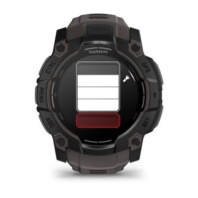 8. Garmin Instinct 3 AMOLED 3,3 cm (1.3") 50 mm Cyfrowy 416 x 416 px Ekran dotykowy Czarny GPS