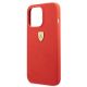 6. Etui Ferrari Silicone na iPhone 13 Pro Max - czerwone