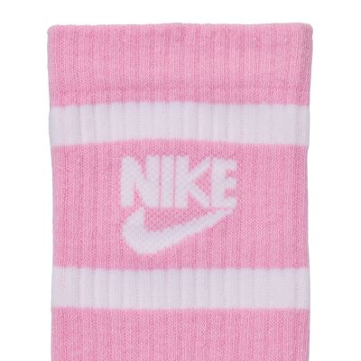3. Skarpety Nike Everyday Cush Crew Youth białe, różowe, szare CK7302 905
