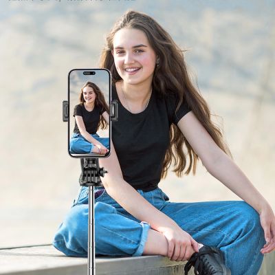 24. Wozinsky Selfie stick WC1Y3S teleskopowy tripod 1.3m z uchwytem na telefon - czarny