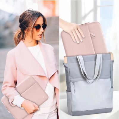 13. Torba Tech-Protect Sleeve na laptopa 15-16 - różowa