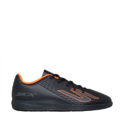 Buty piłkarskie dla dzieci Skechers SKX_2 czarno-pomarańczowe 252168L