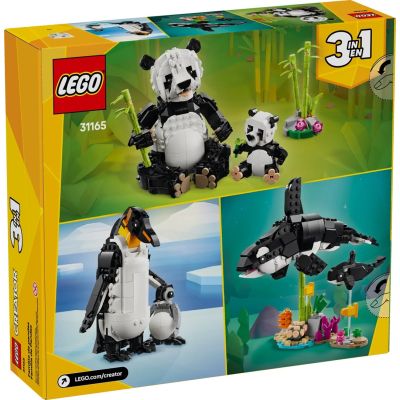 12. LEGO Creator 3w1 31165 - Dzikie zwierzęta: Rodzina pand