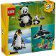 12. LEGO Creator 3w1 31165 - Dzikie zwierzęta: Rodzina pand