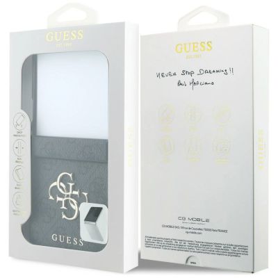 8. Etui Guess Big 4G Logo na Samsung Galaxy Z Flip 8 - czarne