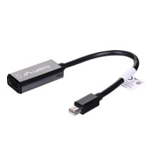 Adapter Lanberg AD-0005-BK (Mini DisplayPort M - HDMI F; 0,20m; kolor czarny)