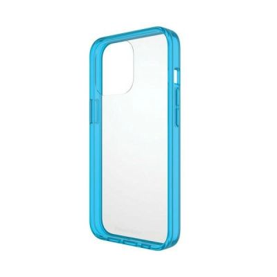 4. Etui PanzerGlass ClearCase antybakteryjne z certyfikatem Military Grade na iPhone 13 Pro - przezroczysto-niebieskie
