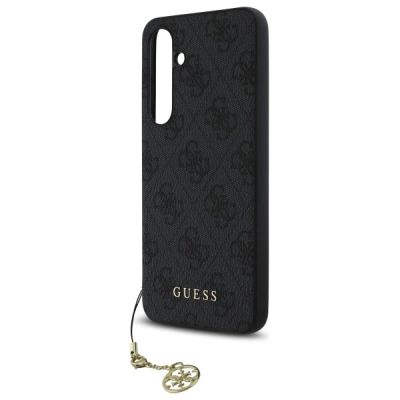 6. Guess GUHCS24FEGF4GGR S24 FE S721         szary/grey hardcase 4G Charms Collection