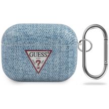 Etui Guess Jeans Collection na AirPods Pro - niebieskie