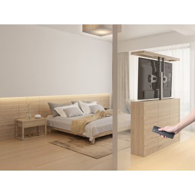 14. Mocowanie do telewizora LCD (zmotoryzowane) - Plastik, Aluminium, Stal - Rozmiar ekranu: 94-165.1 cm (37"-65")