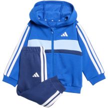 Dres dla dzieci adidas Essentials Tiberio 3 Stripes Fleece niebieski KC6004