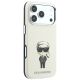 5. Etui Karl Lagerfeld Smooth Ikonik Sketch MagSafe do iPhone 18 Pro / 17 Pro - beżowe
