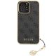 3. Etui Guess 4G Charms Collection na iPhone 14 Pro - szare