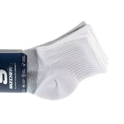 3. Skechers 3pk Mens Qtr Colorbloc Socks S118998-GRY Szare 43-46