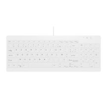 Contour Design Active Key AK-C7012 klawiatura Medyczna USB Francuski Biały