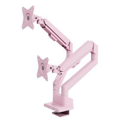 2. Arozzi AZ-ALZARE-NEO-DUO-PNK uchwyt / stojak do monitorów 81,3 cm (32") Biurko Różowy