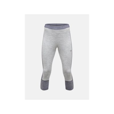 Spodnie Termiczne PEAK PERFORMANCE Magic 3/4 Short Johns Wool-blend Baselayer Women brązowy