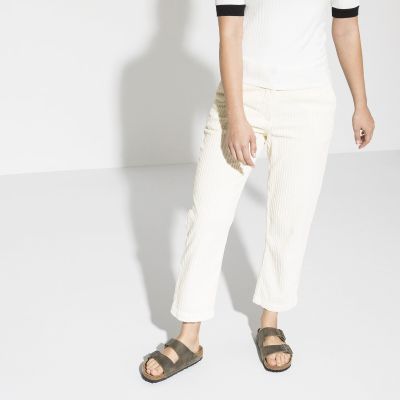 8. Klapki damskie/męskie Birkenstock Arizona Soft Footbed Oiled Leather Narrow Faded Khaki na wąską stopę olejowana skóra (1019377)