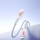 9. Kabel Joyroom S-A42 Crystal-Clear Series 30W USB-C - Lightning 1,2m - biały