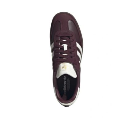3. Buty sportowe damskie młodzieżowe Adidas Samba OG Bordowe - JR8844