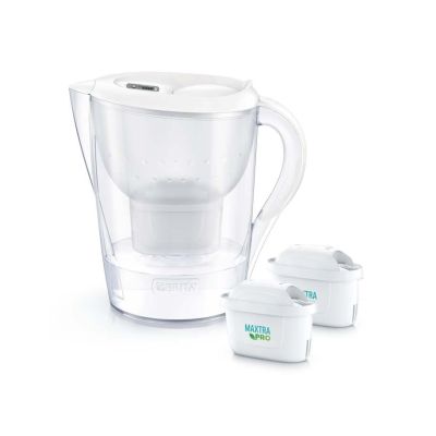 2. Dzbanek filtrujący Brita Marella XL+2 wkłady MaxtraPro PP (3,5l; biały)