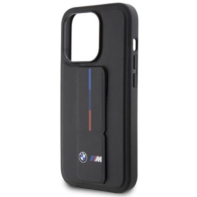 6. Etui BMW Grip Hot Stamp na iPhone 15 Pro - czarne
