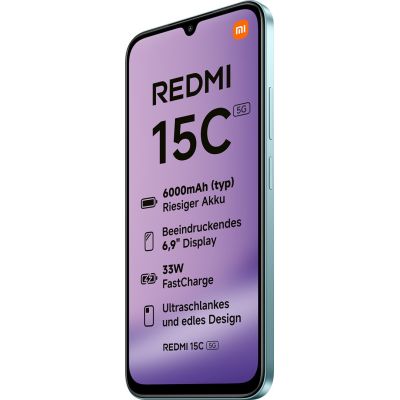 5. Smartfon Xiaomi Redmi 15C 5G Dual Sim 4GB RAM 128GB - Miętowy Zielony
