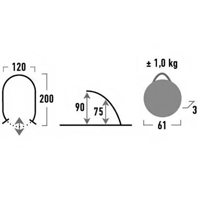 7. Namiot Plażowy High Peak Calvia 10124