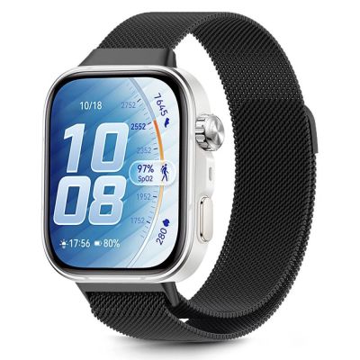 9. Pasek Tech-Protect MilaneseBand na Huawei Watch Fit 3 - czarny