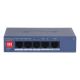 4. Dahua Technology CS4005-4ET1GT-36 przełącznik sieciowy Zarządzany L2 Gigabit Ethernet (10/100/1000) Obsługa PoE Niebieski
