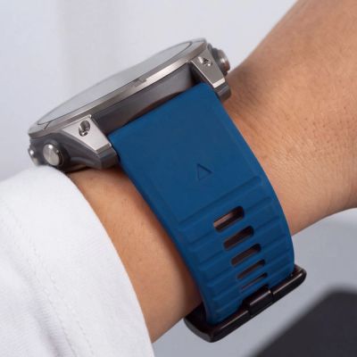 8. Pasek Tech-Protect Iconband Pro na Garmin Fenix 5X / 5X Plus / 6X / 6X Pro / 7X / 8 / 8 Pro / 9 / 9 Pro (47 mm) - granatowo-czarny