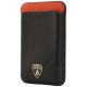 2. Portfel magnetyczny Lamborghini Urus D8 Genuine Leather MagSafe na telefon - czarno-czerwony
