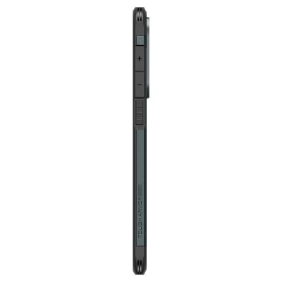 4. Etui Spigen Tough Armor MagSafe na Samsung Galaxy S25 Edge - zielono-czarne