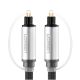 7. Kabel Ugreen AV108 10539 optyczny Toslink/SPDIF 1m - szary