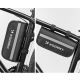 16. Zestaw narzędzi Wozinsky WMZ-01N multitool rowerowy 16w1 pompka klucze zestaw do dętek - czarny