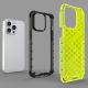 6. Honeycomb etui pancerny pokrowiec z żelową ramką iPhone 13 Pro zielony
