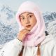 4. Kominiarka narciarska Qunature Arctic Velvet rozmiar L - różowa