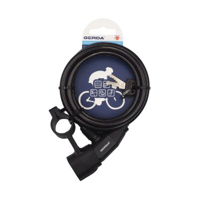 2. Zapięcie rowerowe Gerda linka z uchwytem transportowym typ S, Flex 1500/8A 0SFLU150008 06A2YP