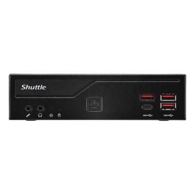 9. Shuttle DB860 komputer typu barebone Wielkość PC 1.35L Czarny Intel B860 LGA 1851 (Socket V1)