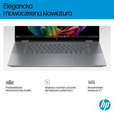 27. HP OmniBook X Flip 16-ar0016nw Ryzen AI 5 340 16.0"2K Touch OLED IPS 300nits AG 16GB LPDDR5X SSD1TB Radeon 840M Cam 5MPx + IR  68Wh Win11 Meteor Silver 2Y